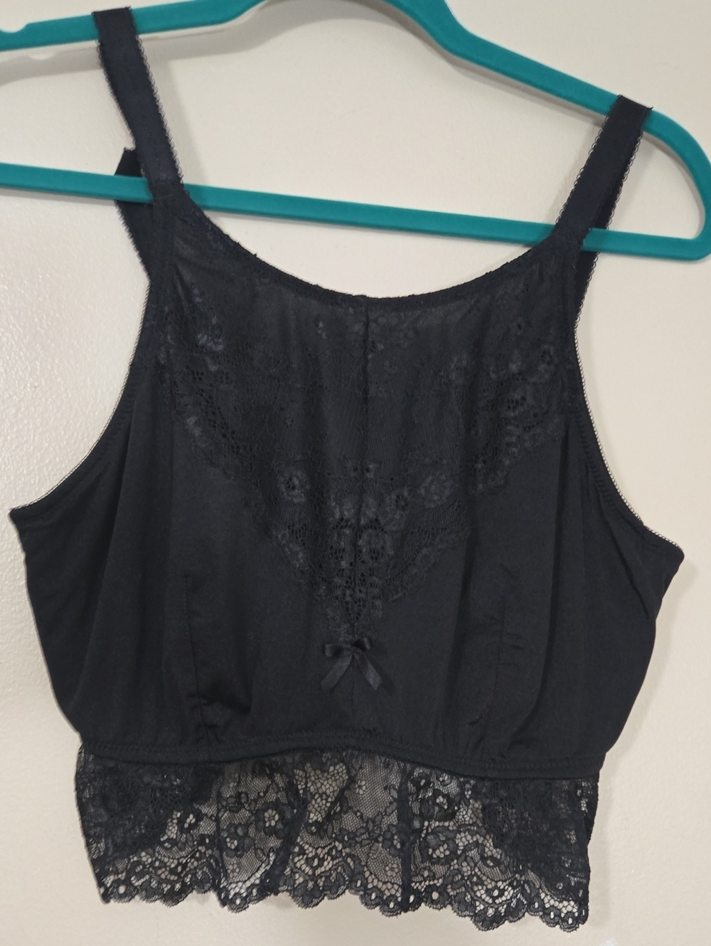 Vintage Pour Moi Black Bralette with Lace Detail US Size 36G/H UK 36FF